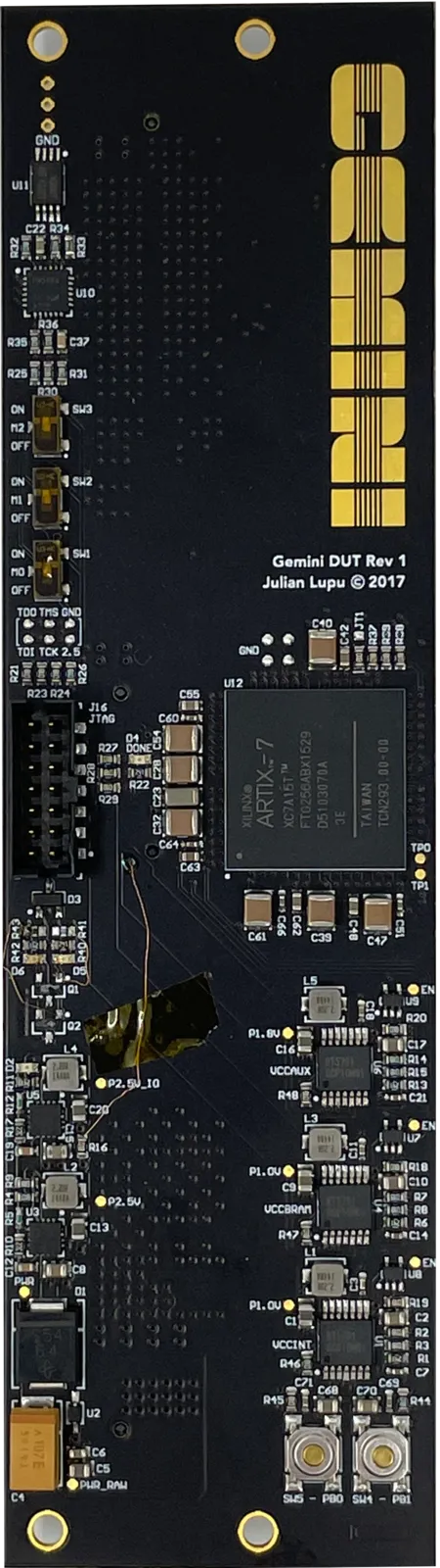The Gemini DUT Rev 1 mezzanine board